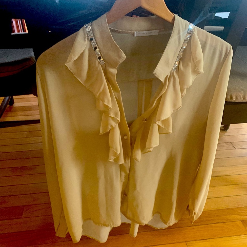 Cream blouse